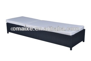 Chinese Aluminium rattan sofa bed "OMAIXE" for comfortable living high class tanning sun bed