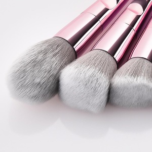 Classical pink handle 10pcs professional brush set makeup