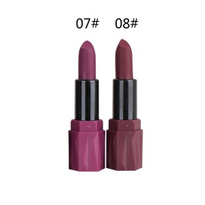 Custom Private Label Beauty Cosmetic Packaging Best Dark Red Mate Lipstick