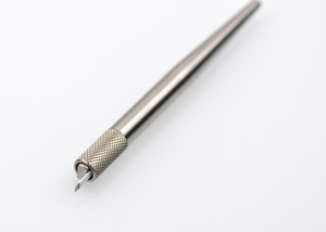 Eccentric Holder II Autoclave Microblading Pen,Stainless Steel Autoclave Sterilization Pen,Manual Eyebrow tattoo pen