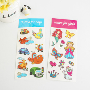 eco friendly competitive temporary tattoo children toy skin stickers tatoo sticker by guangzhou caifeng sticker factory