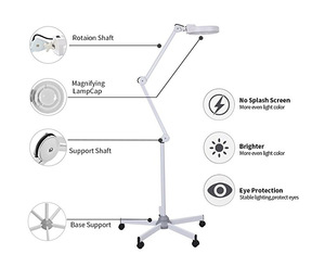 Factory price! 5X Magnifier Lamp for Beauty Salon