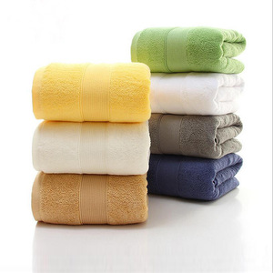 Factory Supply Quality 100% Egyptian Cotton Colored Dobby Weave 70x140cm Bath Towel