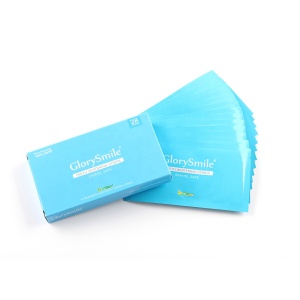 GlorySmile hot selling CE Registered Advanced Non Peroxide Teeth Whitening Strips
