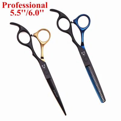 Hair Scissors 5.5 6.0 Professional Hairdressing Scissors Barber Scissor Set