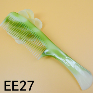 hot sale imitated jade color cheap comb women plastic home casual comb women durable cheap comb