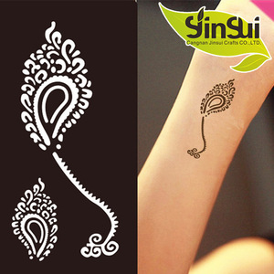 hot sale low price henna sticker tattoo stencils