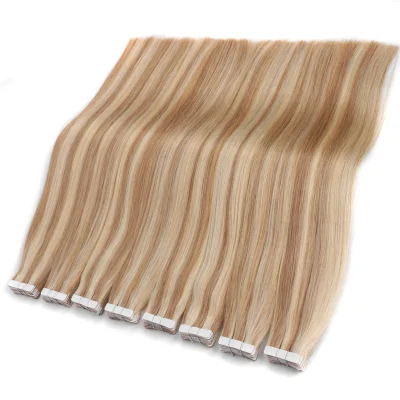 Hot Sell 20PCS Brazilian Virgin Remy Skin Weft Tape Adhesive Hair Extensions Products #1b Black 100g Free Shipping 10% off Sample Customization