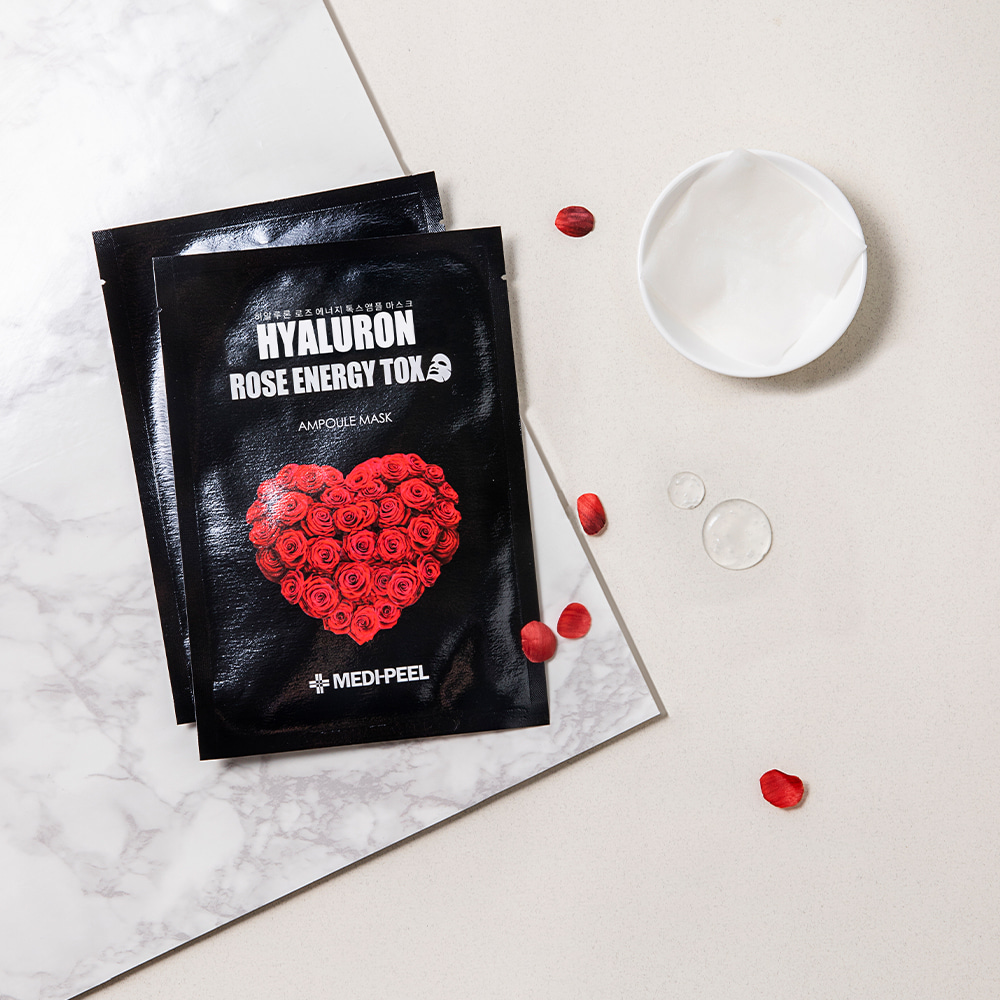 HYALURON ROSE ENERGY TOX AMPOULE MASK