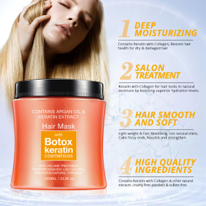 Keratin Professional Treatment Fruit Magical Repair Salon Silk Protein Hair Mask