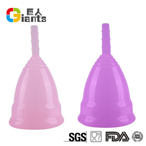 Medical Silicone Lady Menstruation Cup Comfortable Woman Period Menstrual Cups