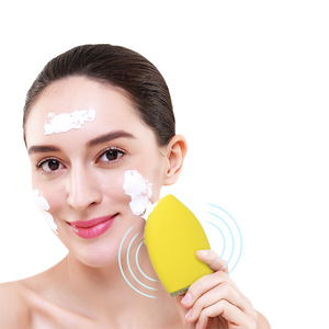 Multifunctional Face Washing Massager Bristle Material & Adults Age Group Handsfree Electric Cleansing Brush