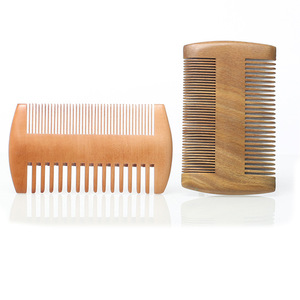 Natural Bamboo Double Tooth Double Side Hair Care Comb