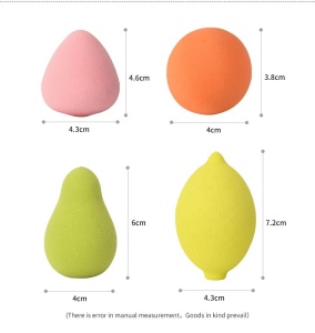 New Fruit Shape Lemon Foundation Beauty Makeup Sponge Blending  Puff