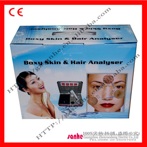 new portable home use boxy skin and hair analyzer