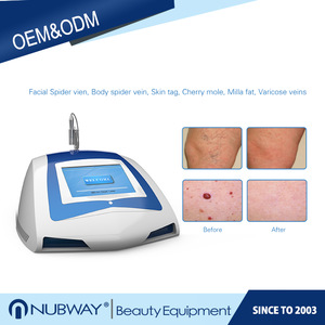 No down time beauty treatment vascular 635nm infrared ray 980 nm laser for vascular spider vein / skin tag removal
