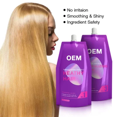 OEM ODM Best Salon Use Hair Perm Lotion and Digital Perm Lotion for Straight Perm