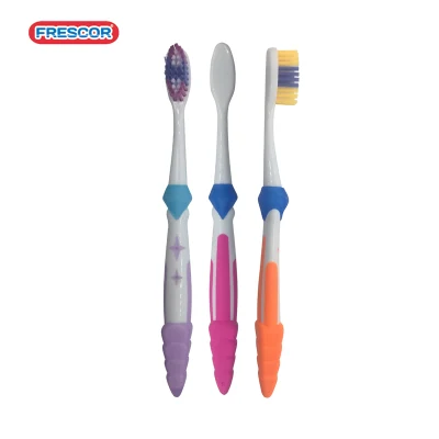 PP Material Handle Soft Bristle Adult Plastic Toothbrush