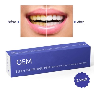 Private Label Dental Teeth Whitening Pen Portable Tooth Gel Whitener