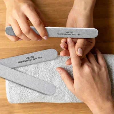 Professional Nail Files, Washable Double Sided Grit Nail File