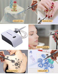 Professional Portable Makeup Airbrush Set Cake Air Brush Kit