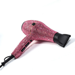 Professional salon hot hair tools hair blow dryer custom strong wind diamond hair dryer