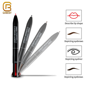 QIBEST Manufacturer Makeup Wholesale Cosmetic Art Peel Off Auto Automatic Waterproof Eyebrow Pencil