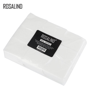 ROSALIND new arrival 900Pcs/Bag lint-free wipes nail polish removers cotton pads nail cotton pads for wholesale