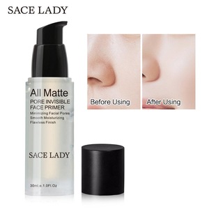 SACE LADY matte face primer gel 30ML pores invisible cream smooth moisturizing makeup primer flawless