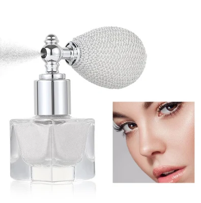 Shimmering Powder Glitter Powder Spray Pump Air Bulb Spray Atomizer Bottle for Fragrance Powder Spray Use