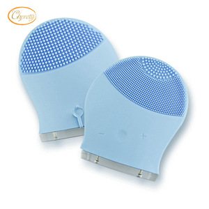 Silicon Deep Clean Facial Cleanser Vibration Cleaning Pulsating Brushes Electric Face Massager For Skin Care