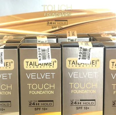 Tailaimei Custom OEM SPF 10 Velvet Silk Foundation Make up Private Label ODM Waterproof 24h Long Lasting Creamy Makeup Foundation Liquid Vendors