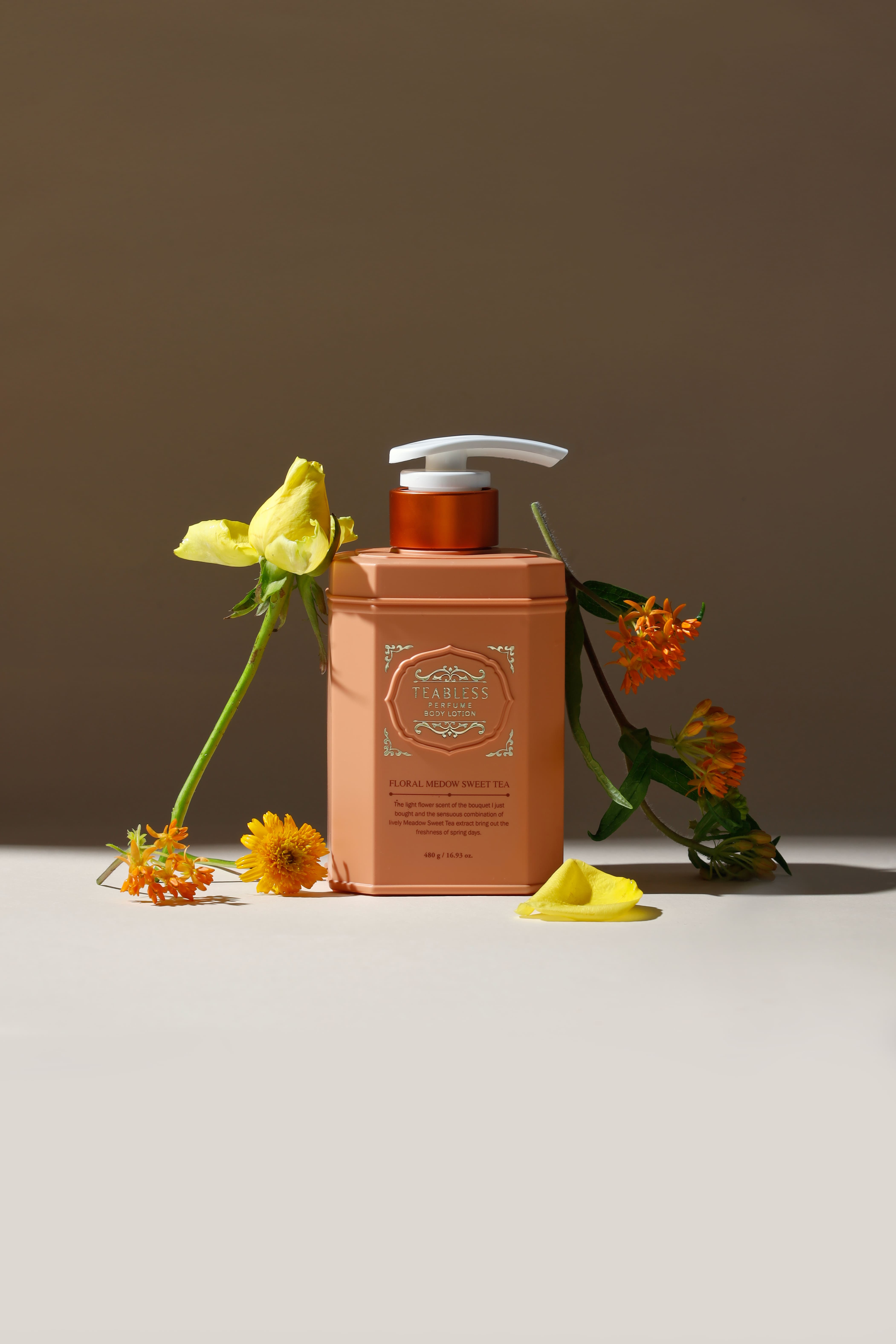 Teabless Floral Medowsweet Tea Perfume Body Lotion 480g