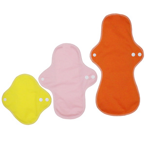 Washable woman menstrual pad and waterproof cloth pad three size sanitary pad and sanitary napkin for lady