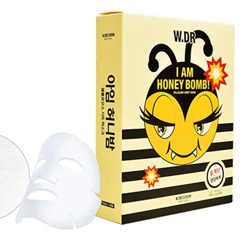 W.DRESSROOM - I Am Honey Bomb Cellulose Sheet Mask Set 10pcs