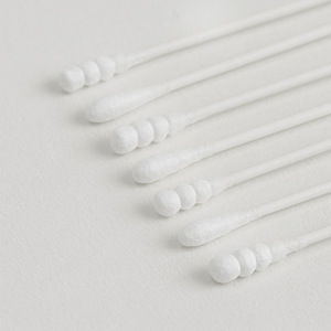 Wholesale disposable 180 pcs baby cotton swab double head paper stick cotton ear buds in PP box