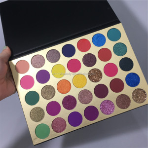 Wholesale New High Pigment Eye Shadow Palette Cosmetics Private Label 35 Color Eyeshadow Palette