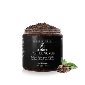 wholesale private label salt coffee bean body scrub