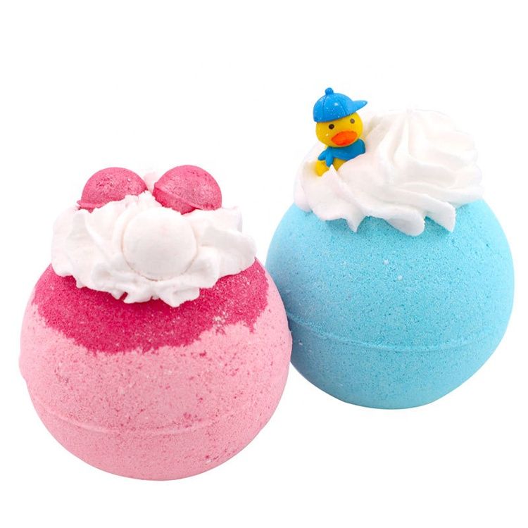 Private Label Fizzy Bathbomb Cute Flower Fizzies Children Bath Bomb