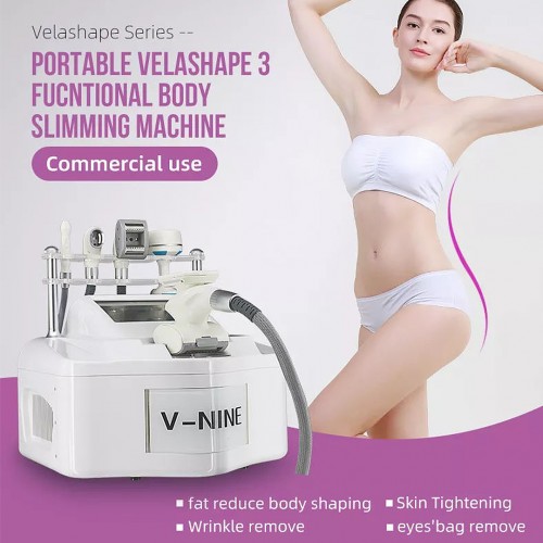 V9 Weight Loss Beauty Equipment 5 in 1 Ultrasonic Cavitation RF 40K Vacuum RF Cellulite Removal Slimming Machine