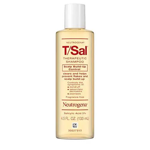 Neutrogena TSal Therapeutic Shampoo for Scalp Build-Up Control with Salicylic Acid, Scalp Treatment for Dandruff
