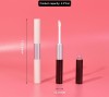 Customized double-ended lip glaze mascara tube dual-purpose round transparent gloss packaging bottle