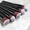 14pcs Makeup Brush Set with Black Handle Soft Synthetic Hair Foundation Powder Contour Eyeshadow Blending Brushes Cosmetic Kit