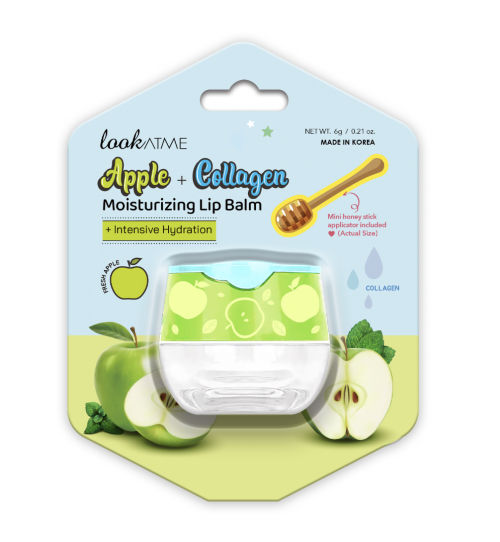 lookATME APPLE+COLLAGEN  HYDRATING LIP BALM