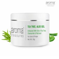 Aroma Treasures Tea Tree Aloe Gel (50 Grams)