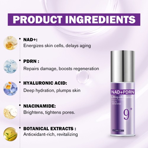 9+NAD+PDRN lifting and firming essenceifting sil Essence Anti aging essence 50mL