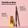 Mini Tweezer Sets Stainless Steel Hair Removal Makeup Tools includes Slant Tip & Pointed Tip Tweezers in Travel Case
