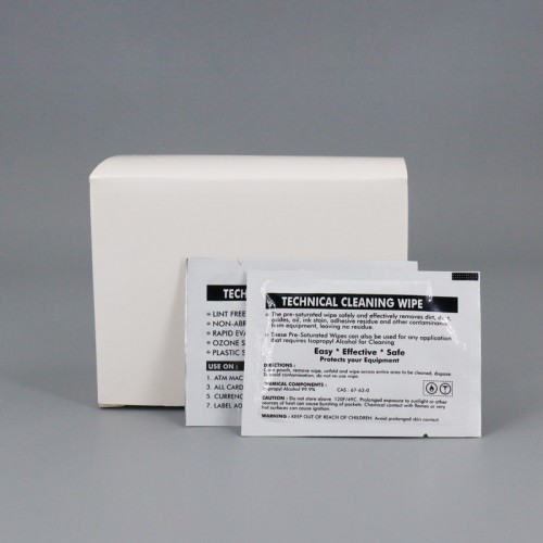 Pre-Saturated 99.9% Isopropyl Alcohol (IPA) Cleaning Wipe Individually Packaged