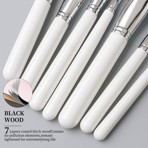 Makeup Brush Set High Quality Vegan Cruelty Custom Logo Available Perfect for Professional Makeup Artists Retail Stores