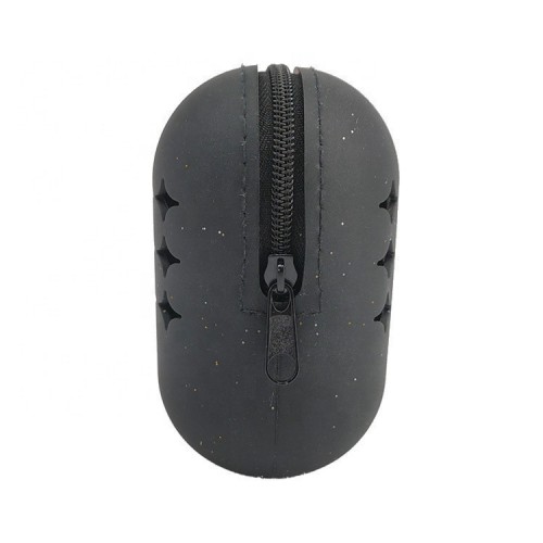 Capsule Case Beauty Makeup Sponge Silicone Zipper Holder